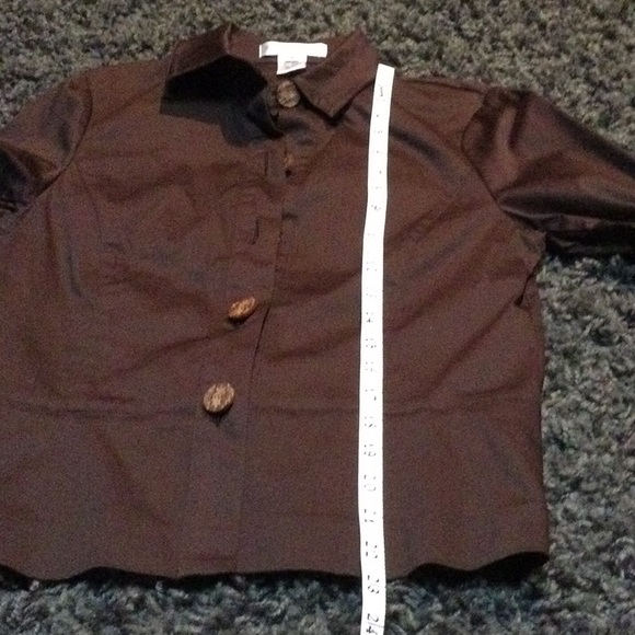 NWOT Long sleeve shirt Jacket blazer - Picture 9 of 11